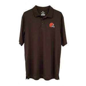 Fanatics Cleveland Browns Polo with Orange Helmet Logo